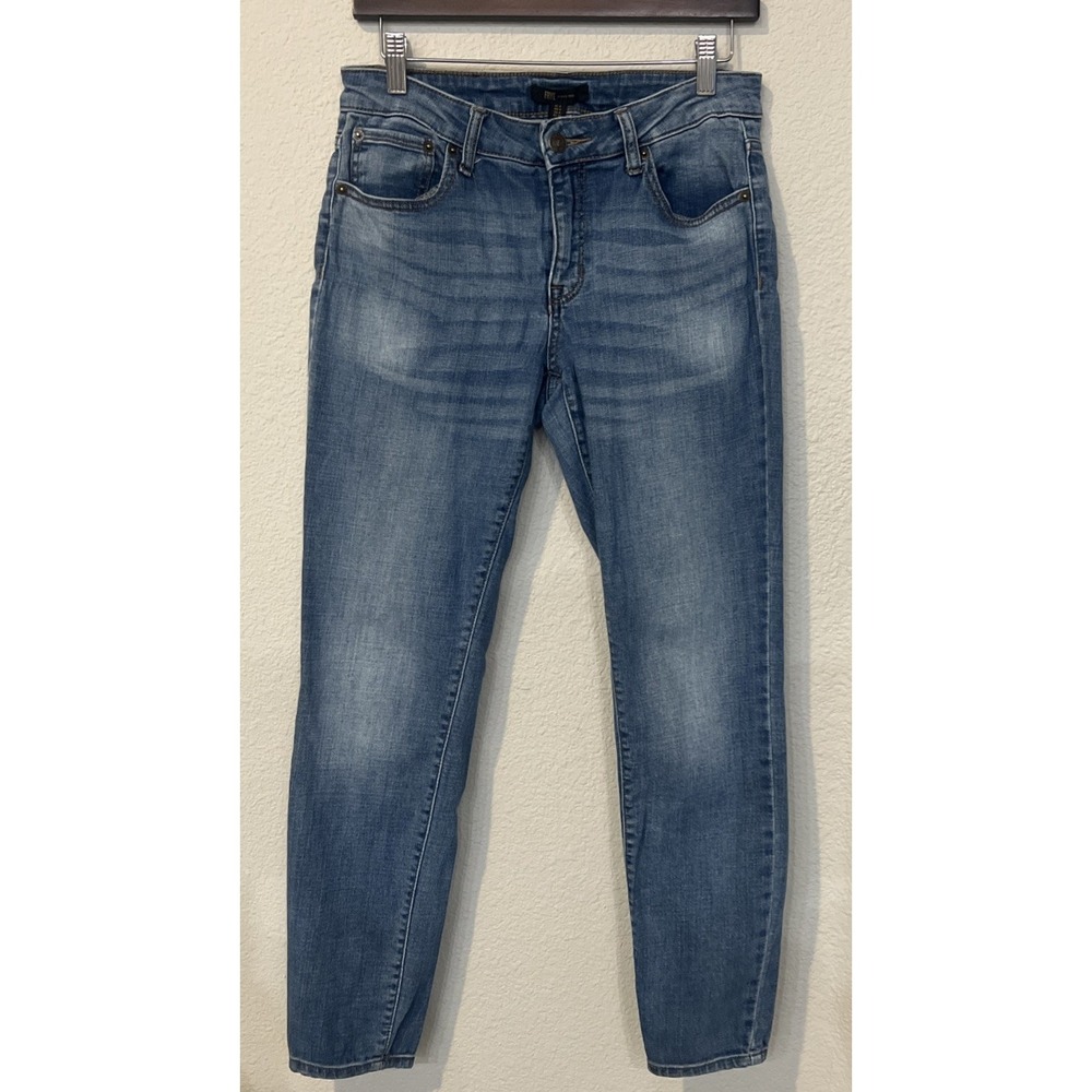 Frye Womens Skinny Jeans BLUE Denim Medium Wash Mid Rise SIZE 4